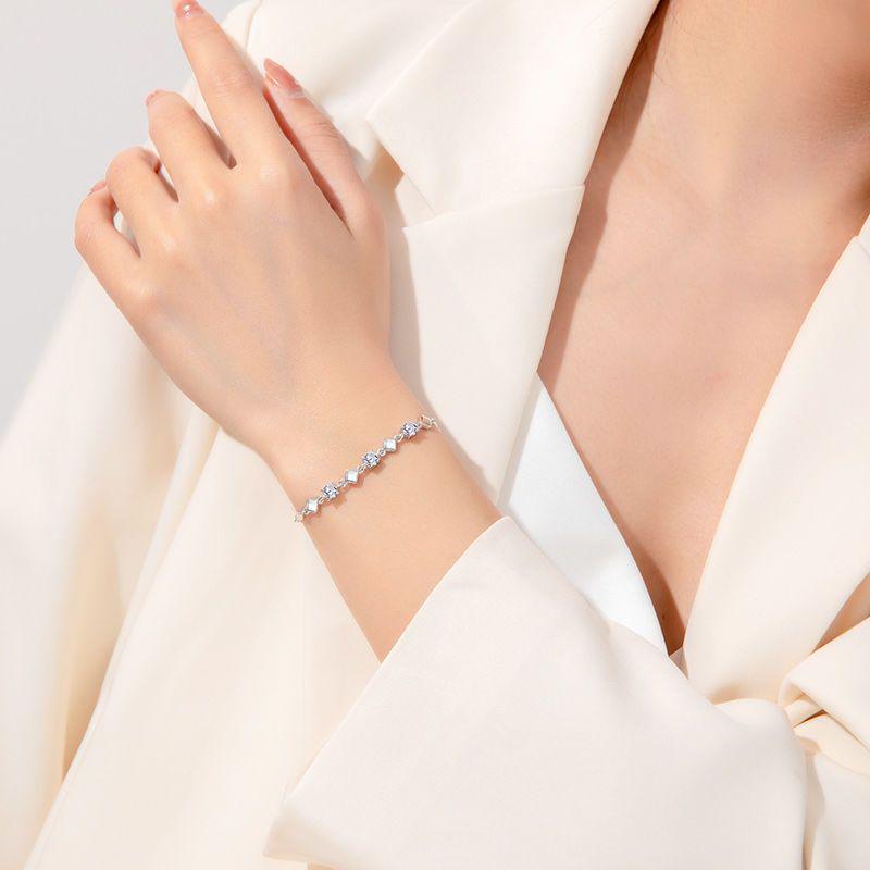 Cubic Zirconia Friendship Bracelet: Versatile, Fashionable Gift for Women, Students, Sisters, or Girlfriend