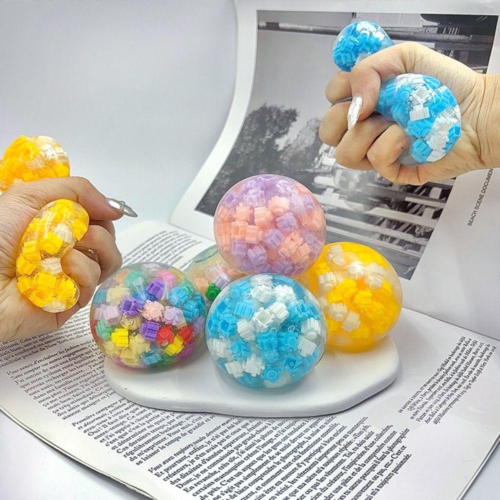 

Bead Ball Pinch Fidget Toy Mochi Ball Pearl Balls Squeeze Toy Pearl Squeeze Toy Дитячі іграшки style C