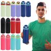 24/32oz Straw Insulated Tumbler with Handle Vacuum Insulated Cup 304 Stainless Steel Vacuum Thermal Insulated Mug for Women Men