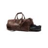 Full grain leather Duffel bag with shoe compartment  weekender bag duffle weekend bag oversized luggage bag fathers day gift