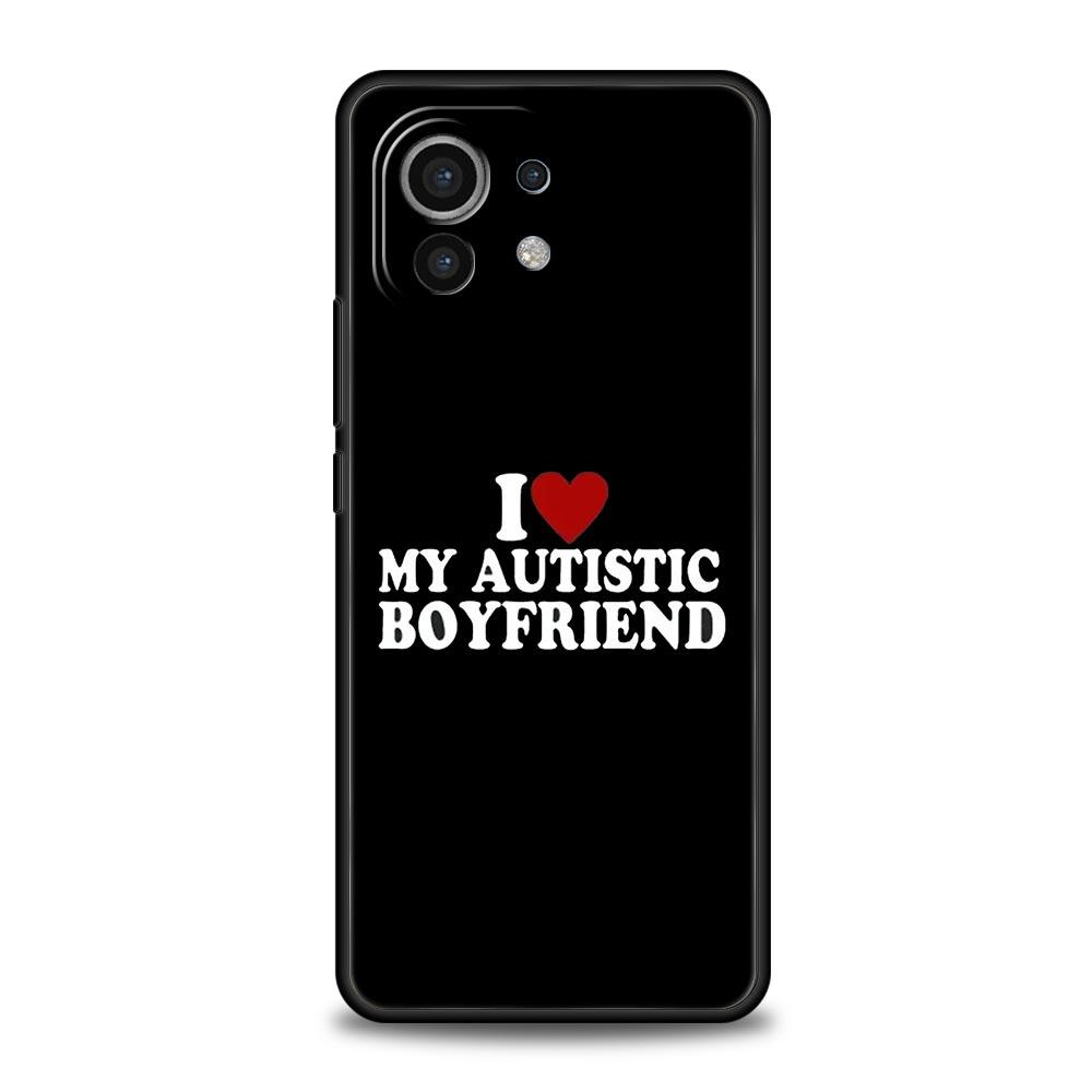 Phone Case For Xiaomi Mi 15 14 14T 13T 12T Pro 12 13 11 Lite 5G 11T X6 X5 Pro Soft TPU Cover Cute I Love My Girlfriend Boyfriend