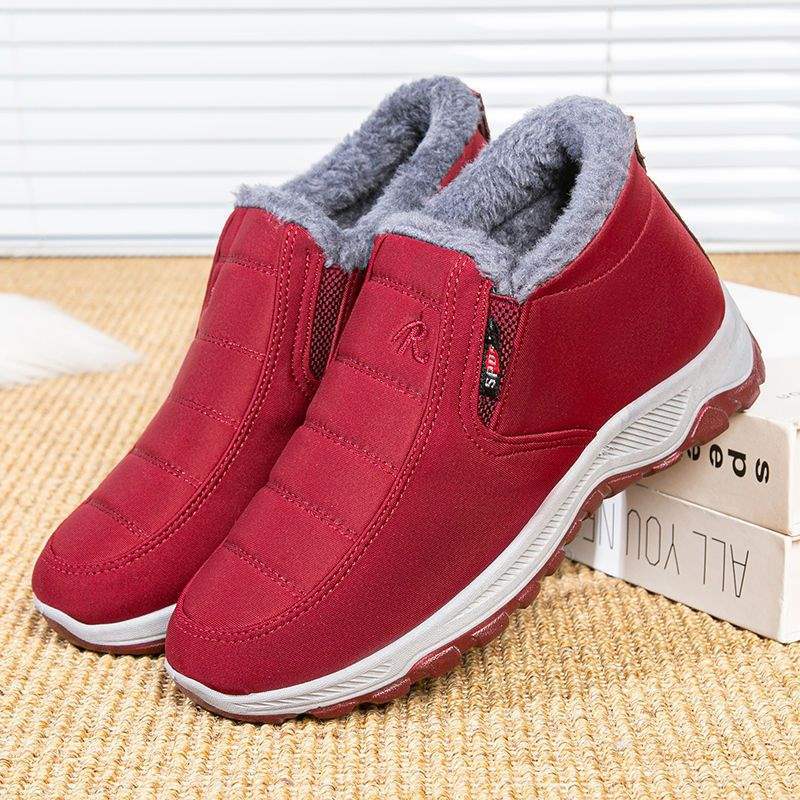 

Зимние старые северные тканевые туфли мужские высокие зимние ботинки хлопковые туфли женские бархатные теплые нескользящие мягкая подошва для среднего и пожилого возраста обувь для отца 44