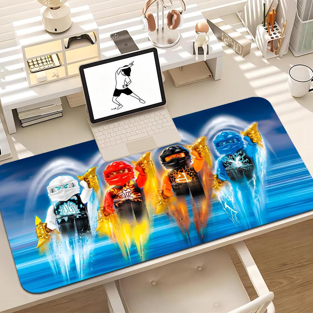 Cartoon N-Ninjago Mousepad Boy Pad Natural Rubber Gaming Mousepad Desk Mat Size For Gameing World Of Tanks CS GO Zelda