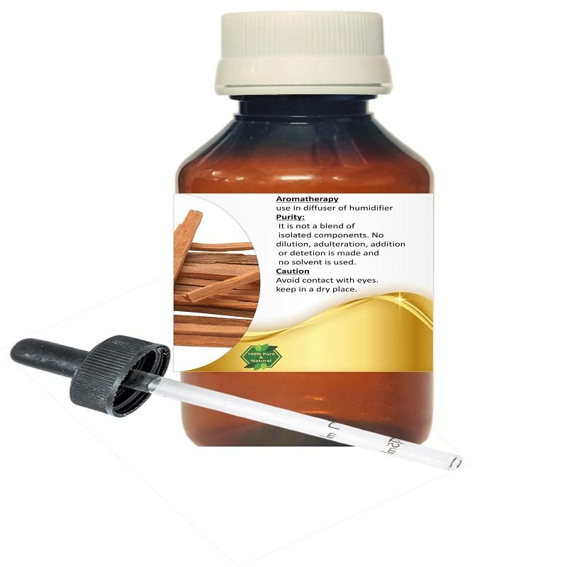 Levenmooi Sandalwood (Santalum Album) Pure & Natural Therapeutic Grade Essential Oil Plastic with Dropper
