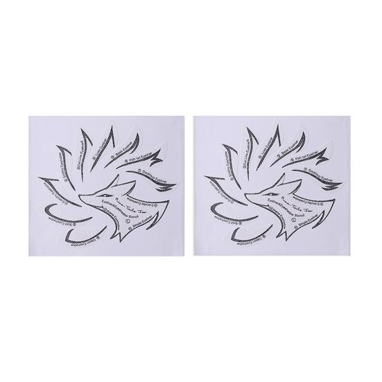 

Yousheng 20Pcs/Set Eyes Makeup Stencil No Residue Eco-Friendly Non-Irritating Eyeshadow Stencils Makeup Perfect Smokey Eyes Tool for Beauty 20PCS