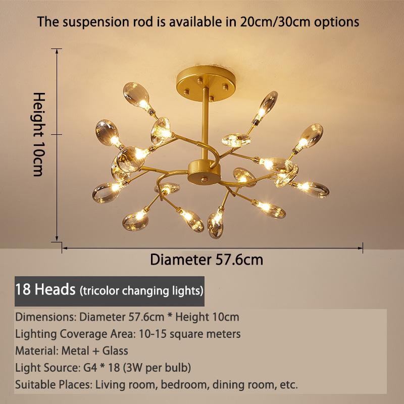 Nordic Ins Style Ceiling Light Living Room Ceiling Light Bedroom Ceiling Light Modern Iron Ceiling Light Indoor Home Decorative Lighting