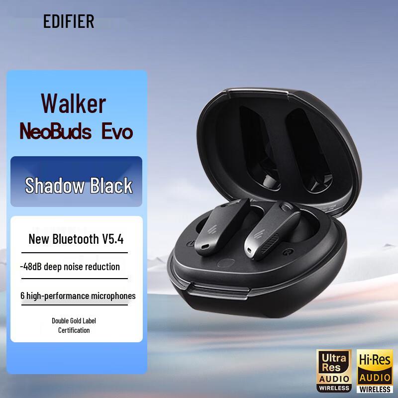 

EDIFIER NeoBuds Evo True Wireless Hybrid Noise Cancelling Earbuds