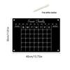 2mm Magnetic Acrylic Dry-Erase Board: Weekly Planner & Daily Calendar Refrigerator Magnet