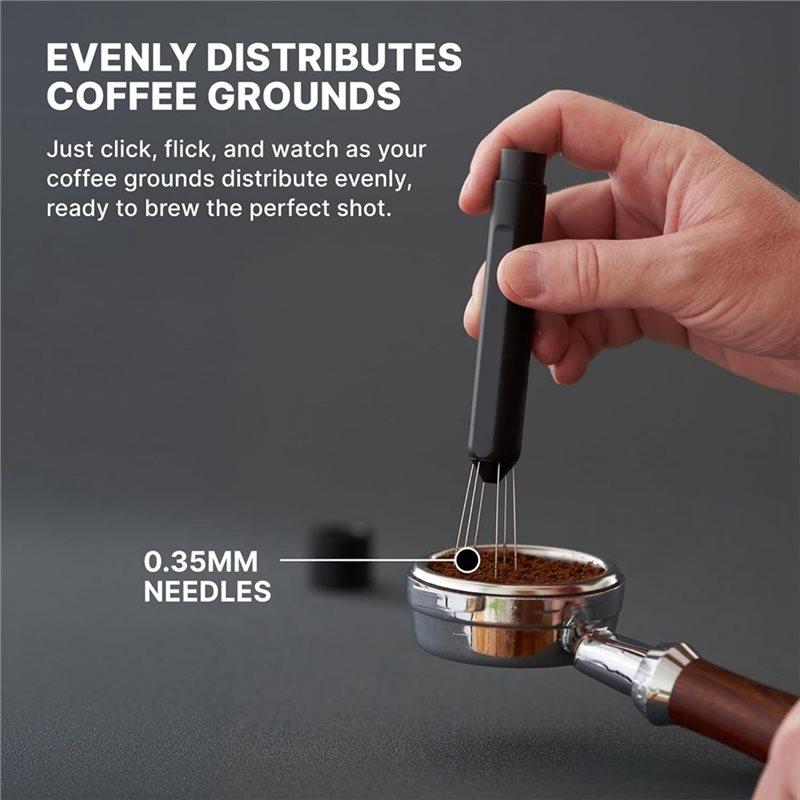 LITE-For Barista-Grade Espresso Distribution Tool, Retractable Needle Stirrer- Brewing Machine Parts& Accessories