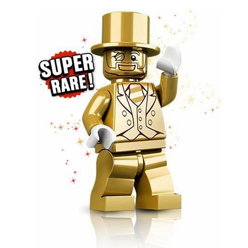 PG999 Compatible Mr Gold Cartoon Building Blocks Minifigures Toys for Children Gifts