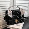 Neuer Stil und modisches Design Ein Schulter Crossbody Modische einfarbige Frühling und Sommer kleine quadratische Tasche Textur Crossbody Tasche
