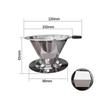 Food Grade Stainless Steel Pour Over Coffee Filter Mesh For Home Office Coffee Lovers Daily Brewing