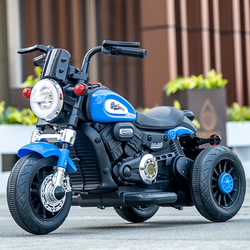 Kids' Electric Tricycle: Remote Control Ride-On Motorcycle