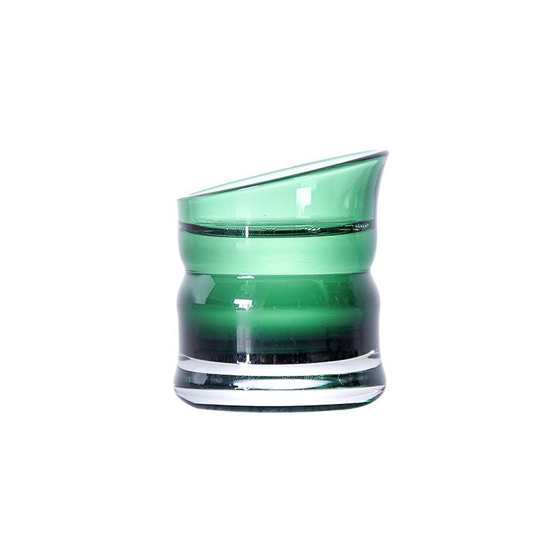 

Japanese Style Creative Glass Bamboo Cup Hand Blown Crystal Glass Sake Set 301-400ml