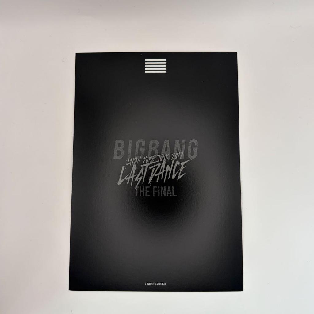 [USED] BIGBANG LAST DANCE FINAL Postcard V.I Seungri