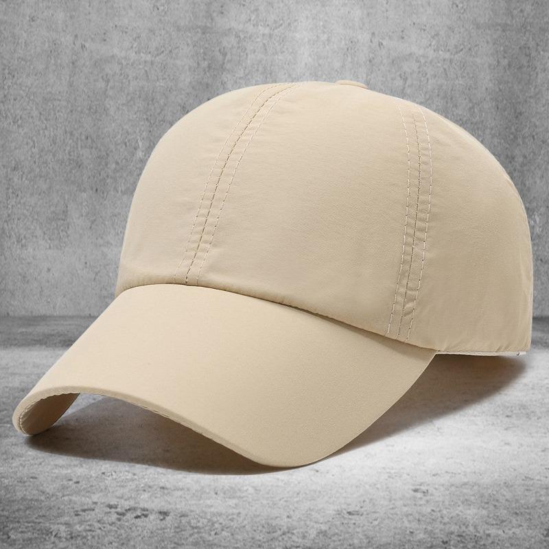 Quick-drying breathable sun hat baseball cap embroidery men's outdoor sports visor women's cap