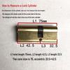 Rongyu Stainless Steel Anti-Theft Door Lock