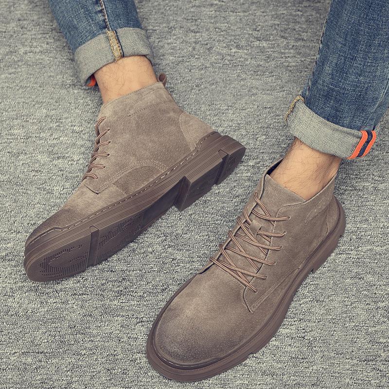 Autumn Winter Mens Genuine Leather Warm Boots Classic Men Luxury Leather Works Shoes Waterproof Comforts Male Casual Ankle Boots
