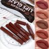Top-selling Chocolate Lip Gloss Set for Students. Includes Five Long-lasting, Flattering Shades with Matte and Velvety Finishes.