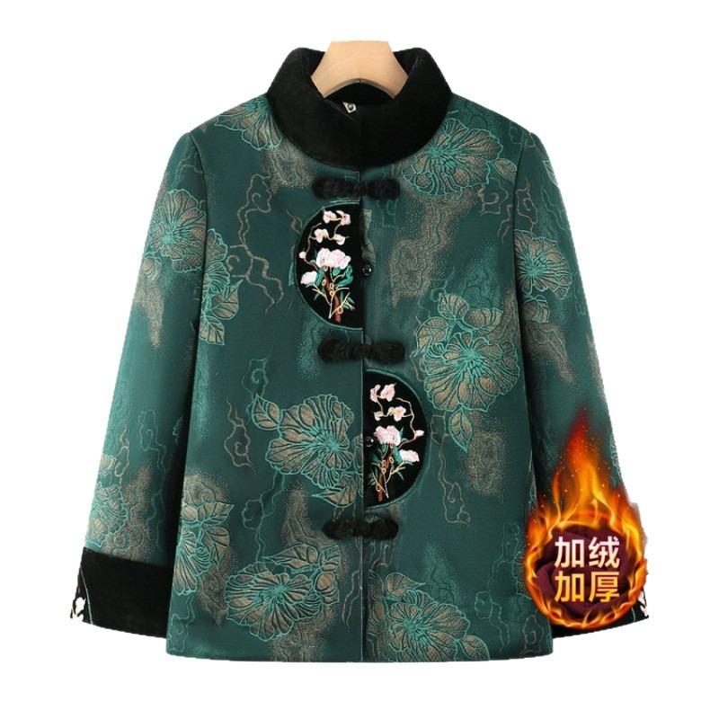 New Winter Padded Jacket Thickened Jacket Velvet Cotton Clothes