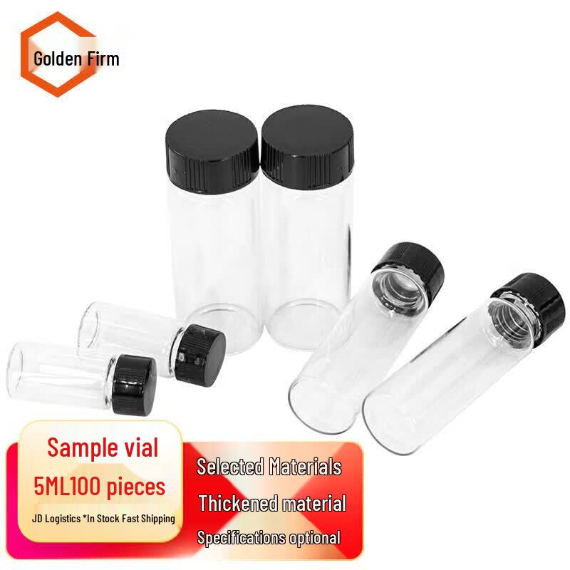 Jin Gu Lao KCAA-632 Transparent Glass Sample & Reagent Bottle