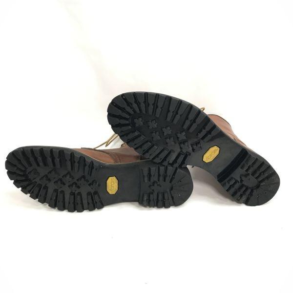 RED WING USA Irish Setter work boots 13D 30.5 brown white square dog tag(USED)