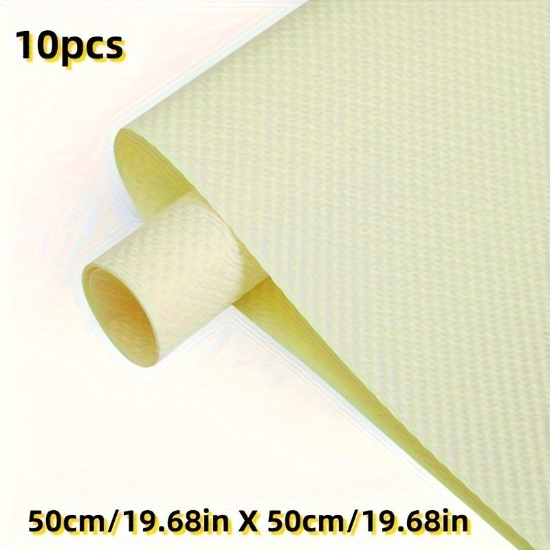 10pcs Flower Wrapping Paper Flower Art Decoration Gift Wrapping Kraft Paper Flower Bouquet Three-dimensional Art Embossed Paper