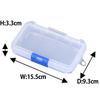 JEJ Astage Parts Stocker Free W X D X H Cm Made In Japan DIY Small Item Storage Parts Case DIY Fishing Gear Approx. 15.5 Approx. 9.3 Approx. 3.3