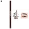Puntos Dual Head Automatic Rotary Triangle Eyebrow Pencil Brush Non Smudge Eye Cosmetic