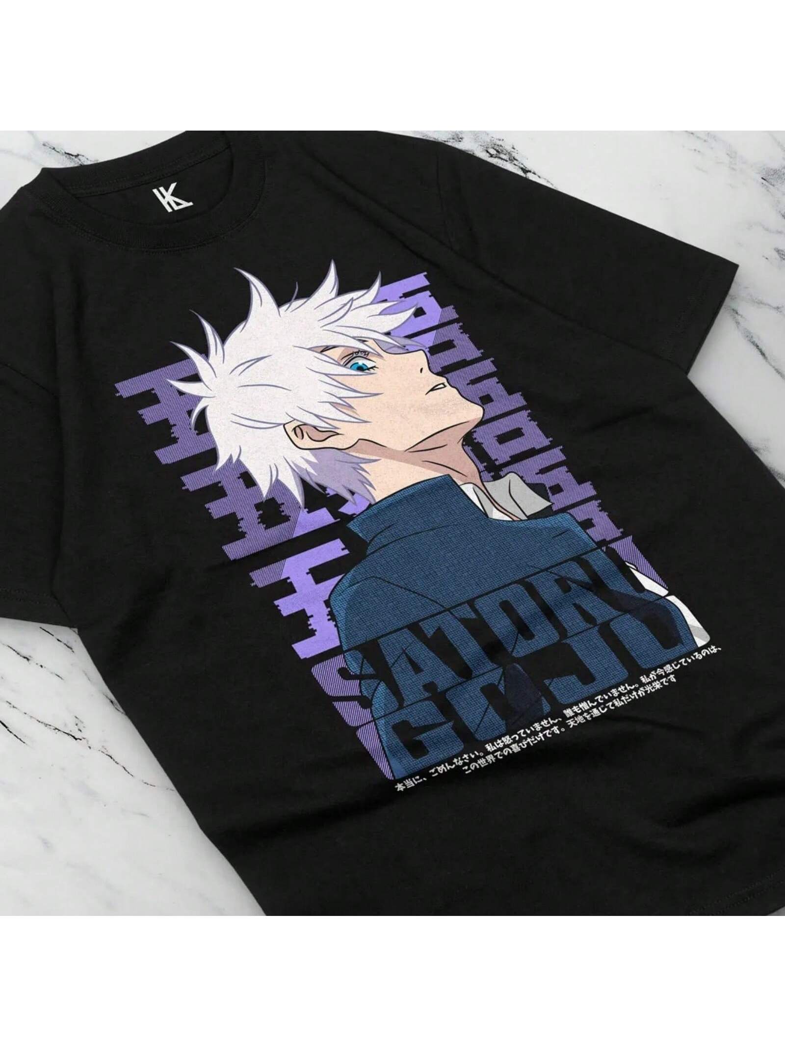 Gojo Satoru T-Shirt Horror Funny JSK Yuji Gift Shirt S разноцветный
