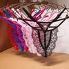 Spodní prádlo Duté elastické šperky Dekorace Dutá krajka Průhledná tanga G-String