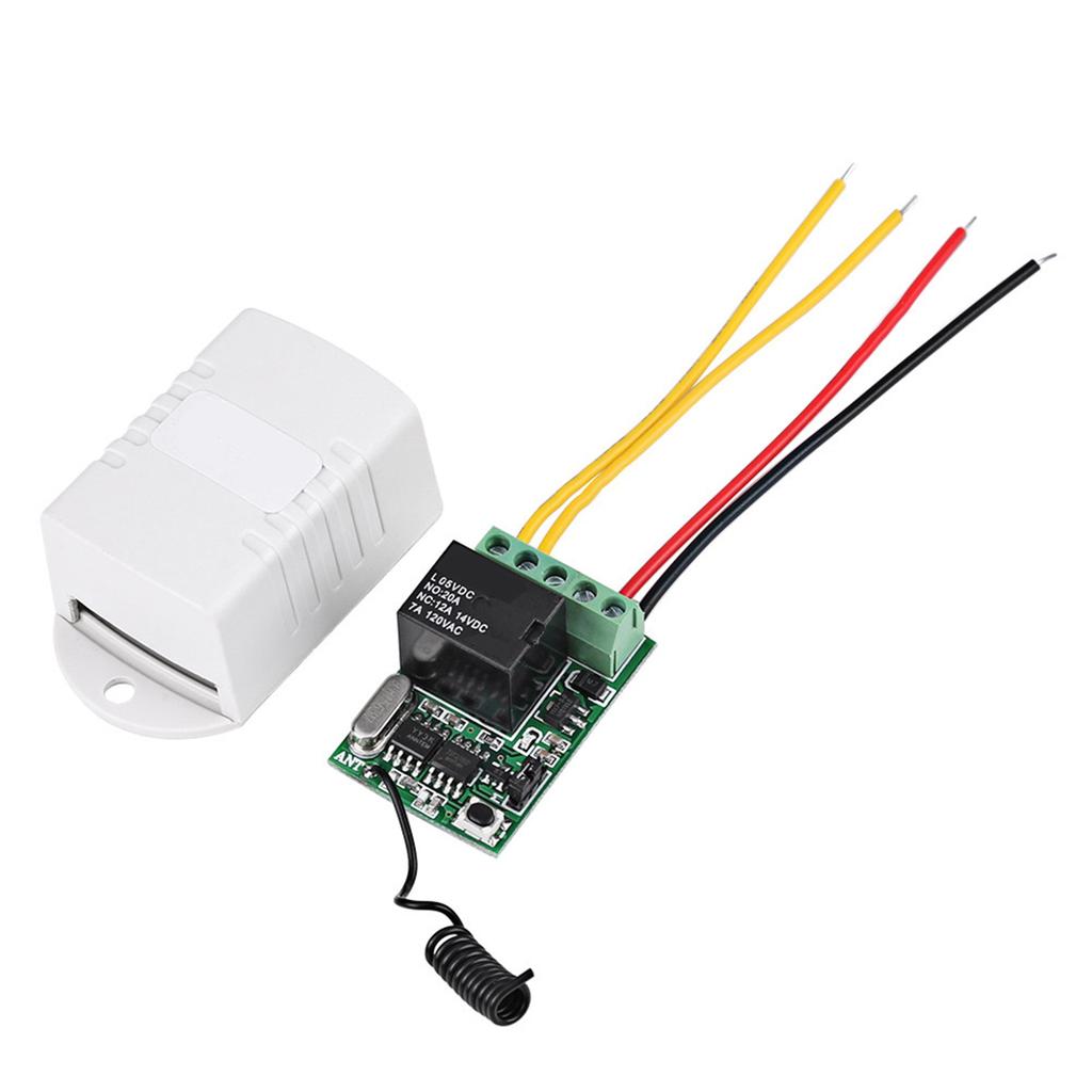 DC 4V 5V 6V 7.4V 9V 12V Wireless Relay Remote Control One Key Switch Receiver Transmitter