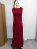 2026 Europäisches & Amerikanisches Elegantes Ärmelloses Plissiertes Figurbetontes Langes Abendkleid für Damen