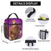 M-Masha and Lady Bear Insulated Lunch Bag High Capacity Lunch Container Cooler Bag Tote Lunch Box Work  Travel Men Women
