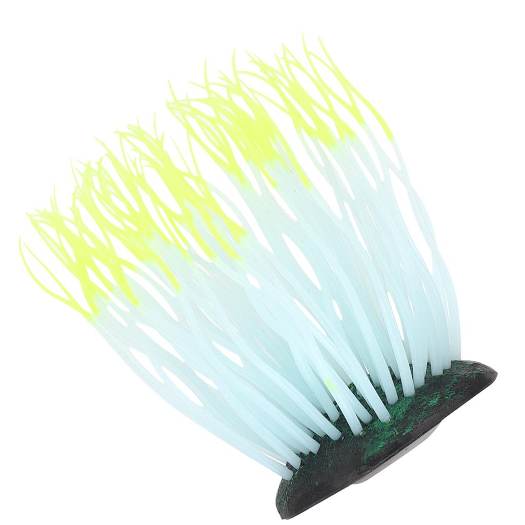 Aquarium Anemone   Luminous Silicone Sea Anemone for Fish   Decoration