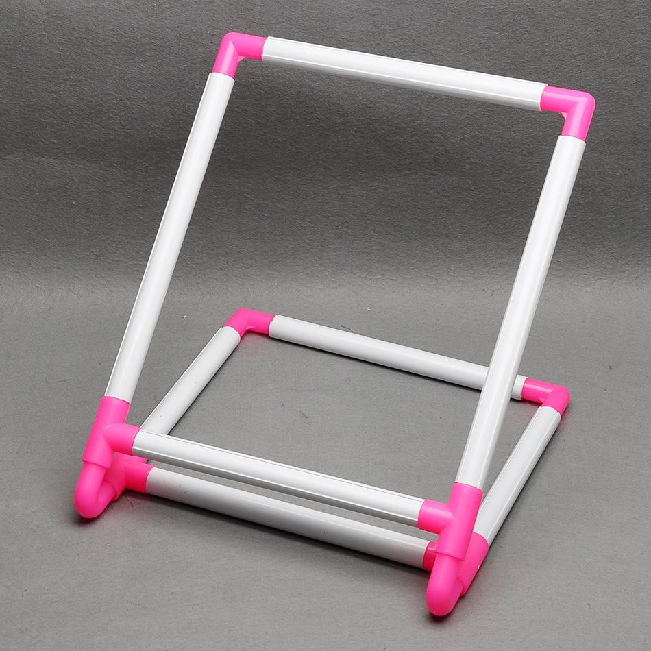 V-shaped Desktop Clip-on Embroidery Hoop Stand for Cross-Stitch