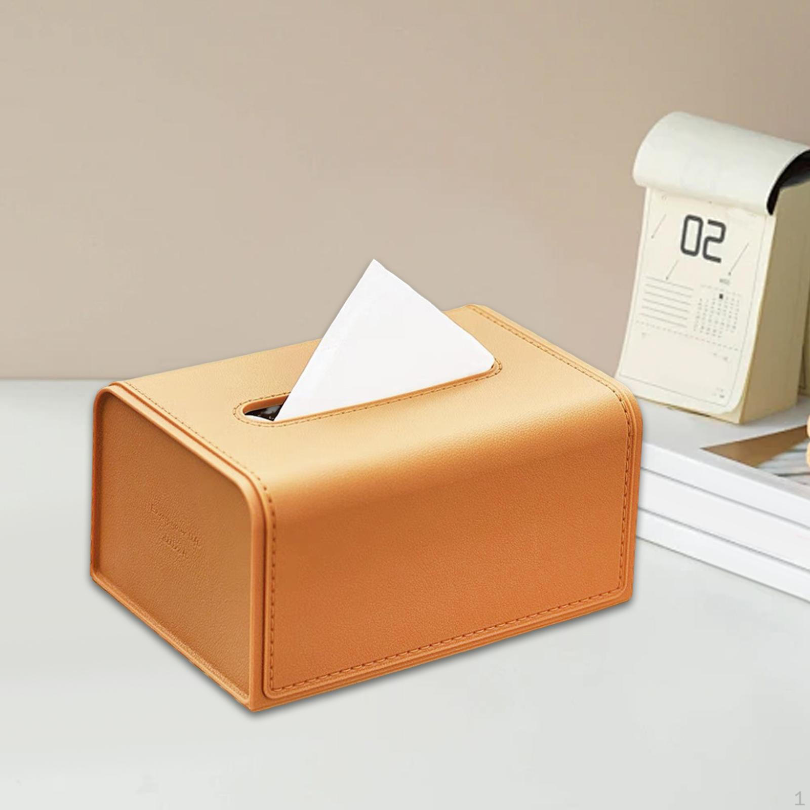 

Чехол для коробки с салфетками из искусственной кожи, органайзер, держатель, домашний декор, креативный диспенсер