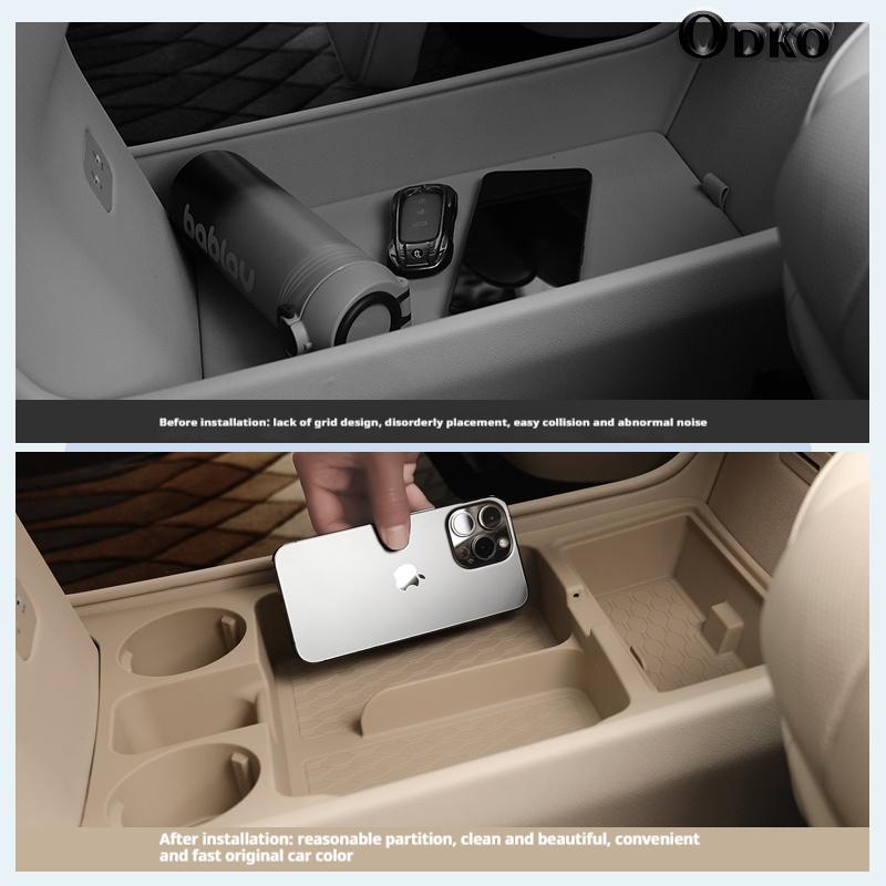 Silicone Storage Box For Aito M7 Ultra Car Dashboard Lower Layer Eyeglass Storage Organizer Car Interior Accessories