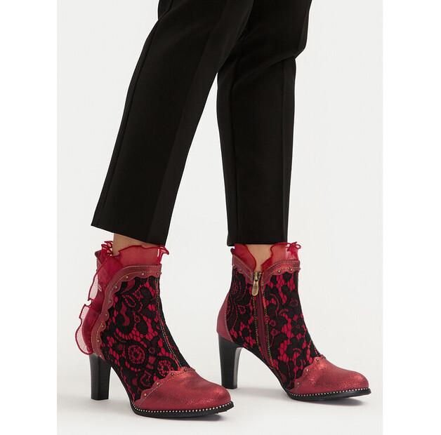 Ankle Boots Laura Vita Alcbaneo 160 Red