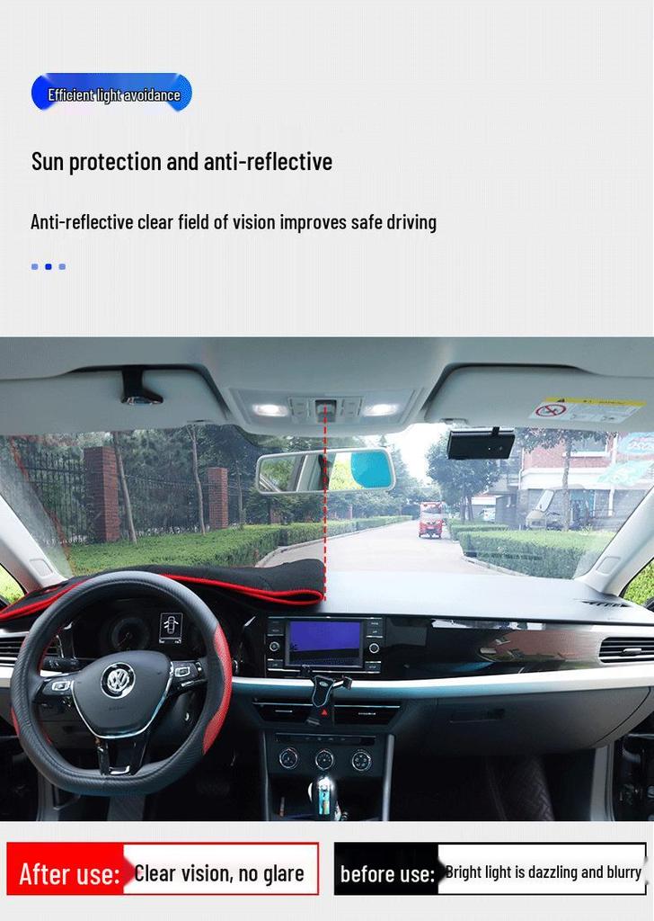 Changan Ruixing EM80 Sunshade Dashboard Mat (2024-25) - Light Block and Decoration
