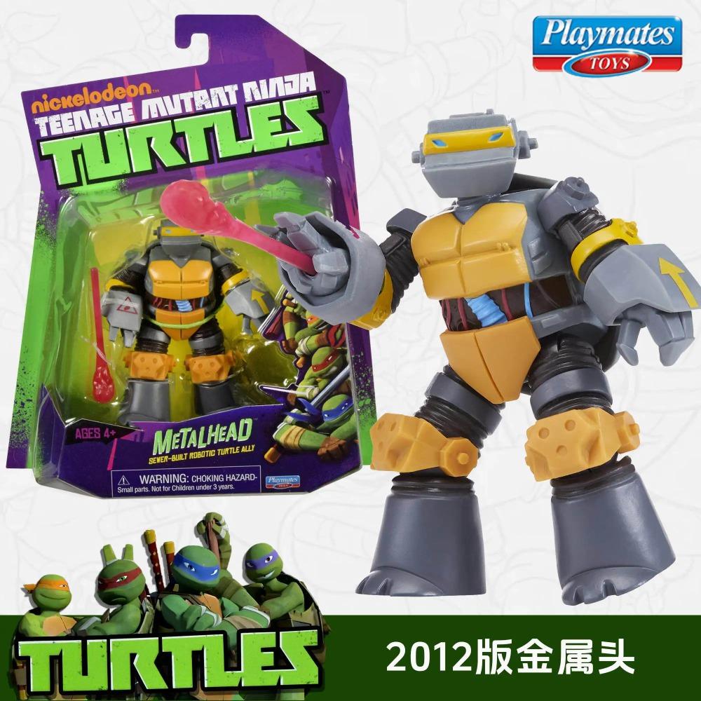 Original Playmates Teenage Mutant Ninja Turtles 2012 Movable Model Reissue Leonardo Raphael Michelangelo Donatello Action Figure