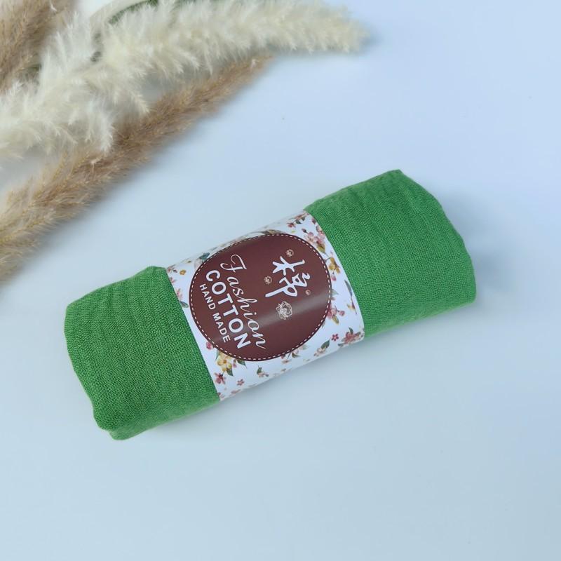 Monochrome Cotton And Linen Scarf, Beard Headscarf, Crumpled Scarf, Shawl, One Piece Will Be Sent On Behalf Of Wj01.