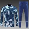 Heren Dames Voetbal Trainingsshirt Halve Rits Opwarmshirt Napoli PSG AC Milan Brazilië Manchester United Fans