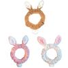 Color Matching Wash Face Hair Holder Soft Cartoon Rabbit Ear Shape Headband