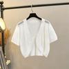 Ice Silk Thin Small Waistcoat Outer Skirt Knitted Cardigan