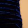 Plus Size Velvet Bodycon Dress - Long Sleeve, Pleated, Deep V Neck for Parties & Cocktails