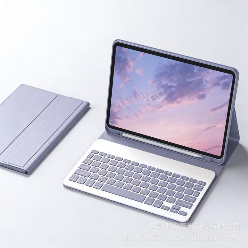 Detachable Bluetooth Keyboard Case With Pen Slot IPad Air 4 5 Magnetic Full Cover TPU Sleeve Stand Function