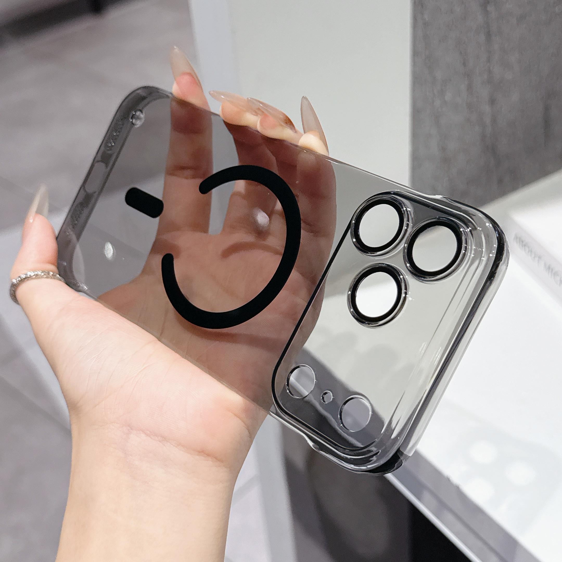 

Безрамочный прозрачный магнитный чехол из поликарбоната для Magsafe для iPhone 17 Air 16 15 14 Plus 13 12 11 Pro Max Ультратонкое защитное покрытие для линзы из стекла iPhone 13 Pro