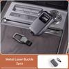 Per Zeekr 001 9X 2026 Custodia Trasparente in TPU per Chiave Auto Chiave Remota Cover Completa Guscio Protettivo Accessori Fibbia Chiave