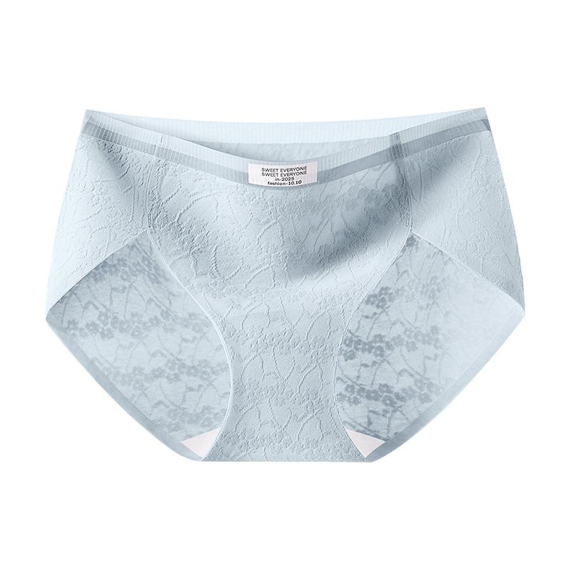 Women Summer Thin New Pure Cotton Antibacterial Crotch Seamless Triangle Briefs